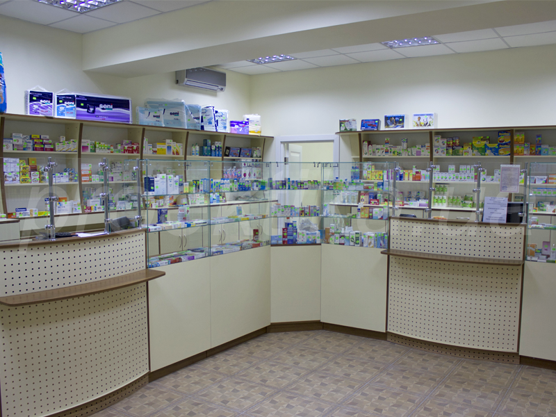 Аптека Классик - выполненные проекты оборудования торговых точек от компании Проектика