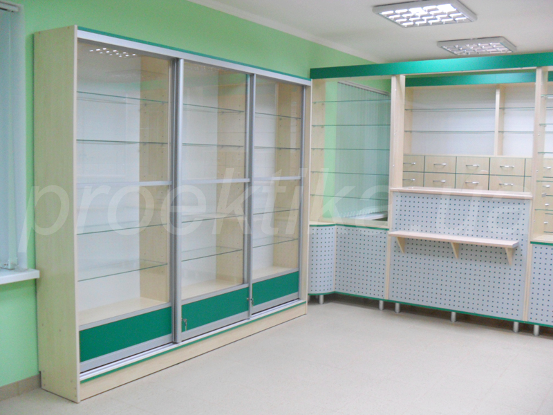 Прилавки, витрины в Аптека Береза/лайм, торговое оборудование в Киеве и области